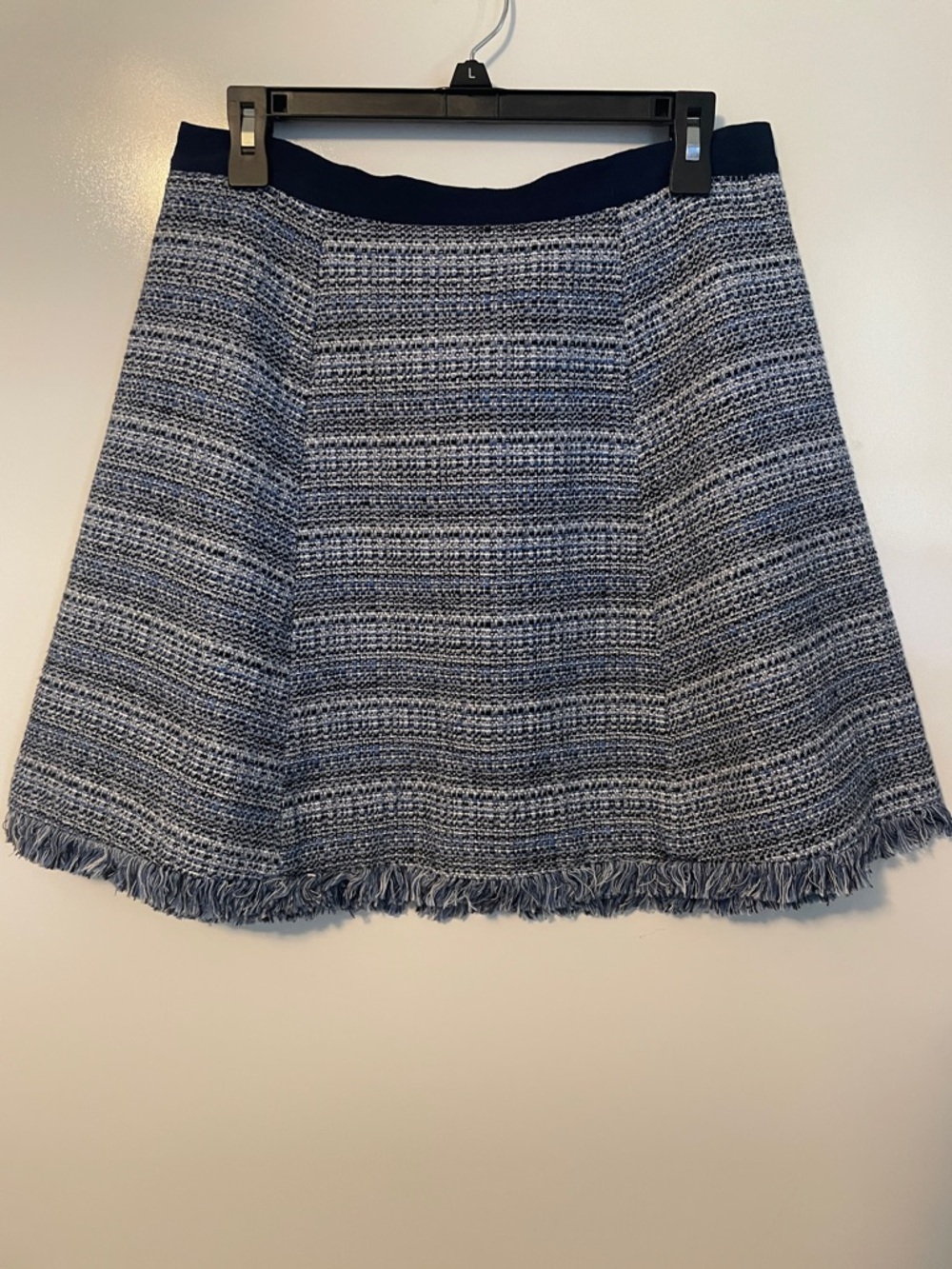 Draper James Blue Tweed Skirt Size 8